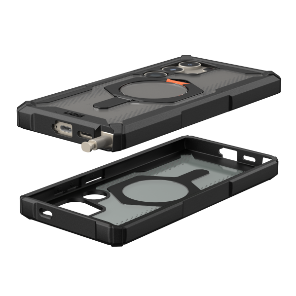 UAG Samsung Galaxy S24 Ultra Plasma XTE Magsafe Case Black/Orange-smartzonekw