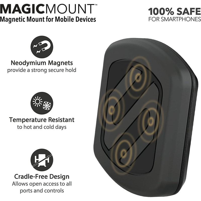 Scosche MagicMount Magnetic Suction Cup Phone Mount for Car-smartzonekw
