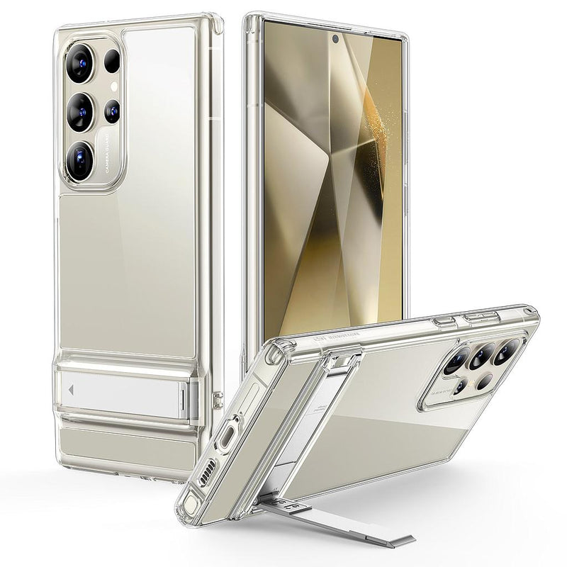 ESR Samsung Galaxy S24 Ultra Air Shield Boost Metal Kickstand+Hard PC Back + Flexible Bumper Protective Case-smartzonekw