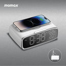 Momax  Q.Clock 5 Digital Clock with Wireless Charging (QC5W)-smartzonekw