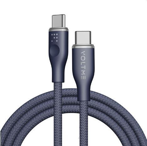 Voltme Powerlink Rugg Double Nylon Cable Type C to Type C 3A / 1M (60W)-smartzonekw