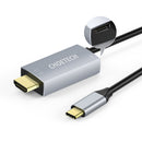 CHOETECH Gold-plated Connectors , USB-C to HDMI+PD Cable (XCH-M180GY) - smartzonekw