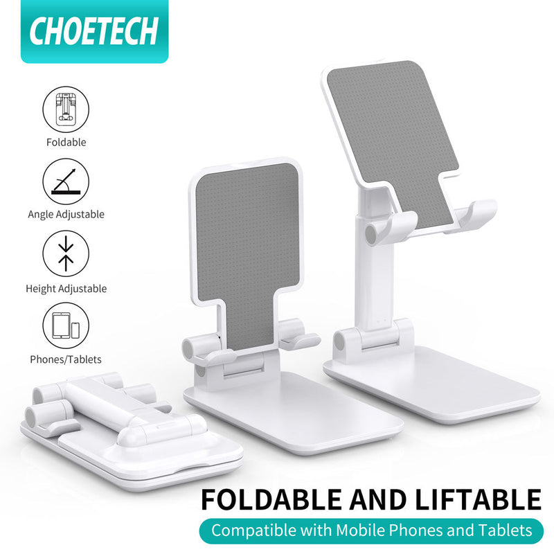Choetech Multi Function Phone Stand - Black  (H88-White) - smartzonekw