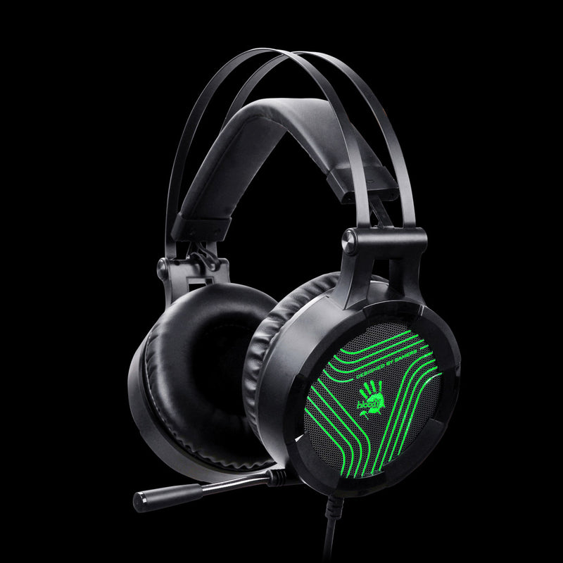 Bloody G530S Headset with Single Green Lighting, USB-smartzonekw