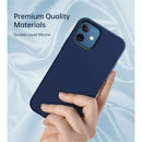 Choetech Silicon Magnatic Phone Case For iPhone 12/12 Pro - Blue (PC0095-MB) - smartzonekw