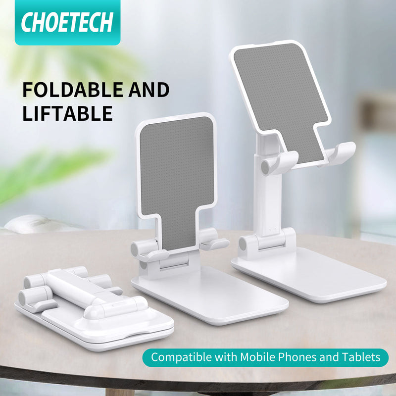 Choetech Multi Function Phone Stand - Black  (H88-White) - smartzonekw