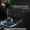 CHOETECH 40W Dual USB C Port Car Charger - White-smartzonekw