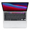 13-inch MacBook Pro M1 chip 8-C CPU 8GB 8-C GPU 512GB SSD Arabic/English Keyboard - Silver (MYDC2AB/A)-smartzonekw