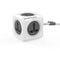 Allocacoc PowerCube Extended Universal UK 5x Plug 1.5m - Gray-smartzonekw