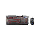 Thermaltake Commander Multi Light Gaming Gear Keyboard & Mouse Combo - Black - smartzonekw