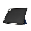 Devia Leather Case with Pencil Slot for iPad Pro 12.9" (2021) - Black - Smartzonekw