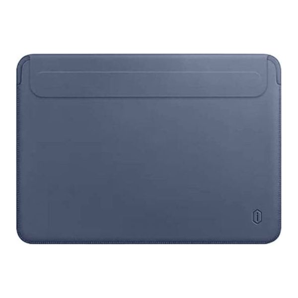 Wiwu Skin Pro 2 Pu Leather Sleeve For Macbook Air 13 And Macbook Pro 13 - Blue-SMARTZONEKW