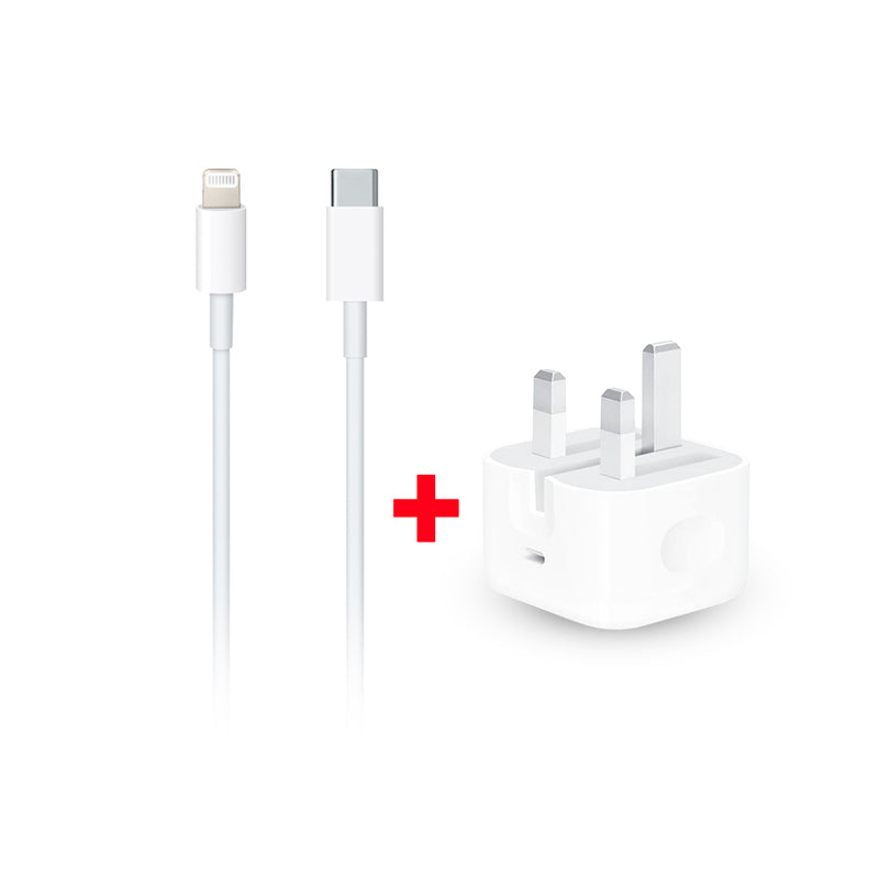 Apple USB-C Power Adapter + USB-C to Lightning Cable 1M - smartzonekw