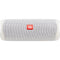 JBL Flip 5 Waterproof Bluetooth Speaker - White - smartzonekw