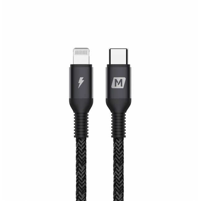 Momax Elite Link Type-C to Lightning Cable 1.2m - Black (DL31D) - smartzonekw