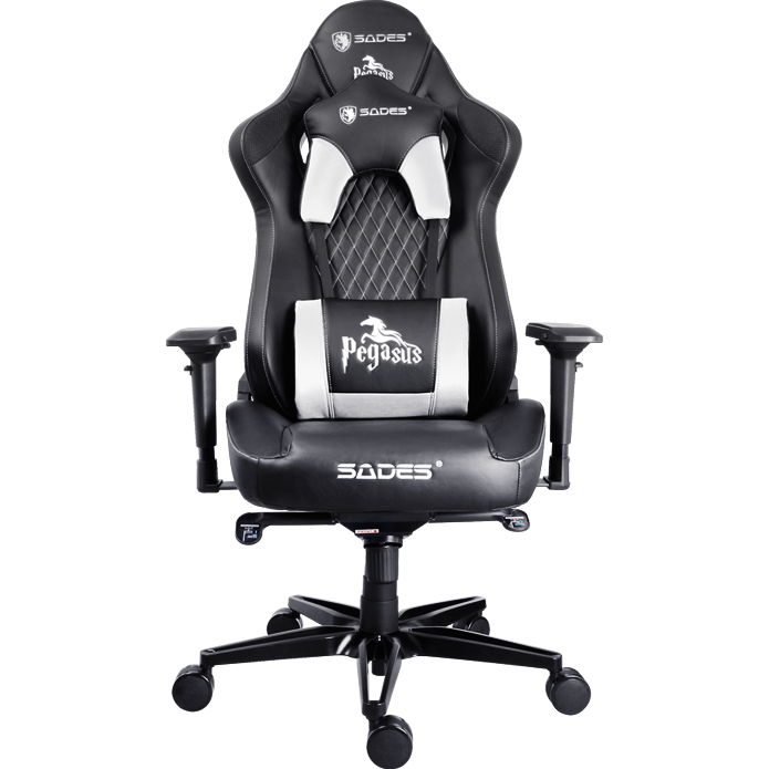 Sades Pegasus Gaming Chair - White - smartzonekw