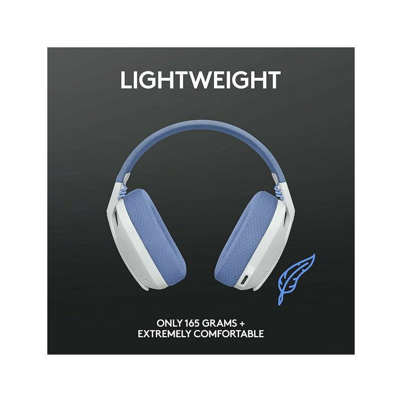 Logitech G435 Lightspeed Bluetooth Wireless Gaming Headset - White - Smartzonekw