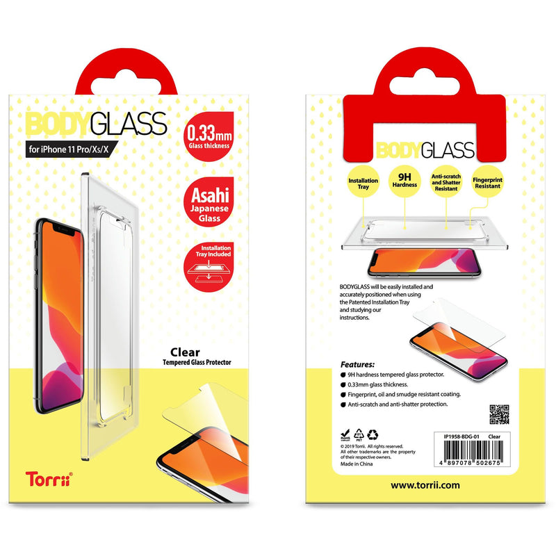 Torrii Bodyglass for iPhone 11 Pro (5.8) - Clear-smartzonekw
