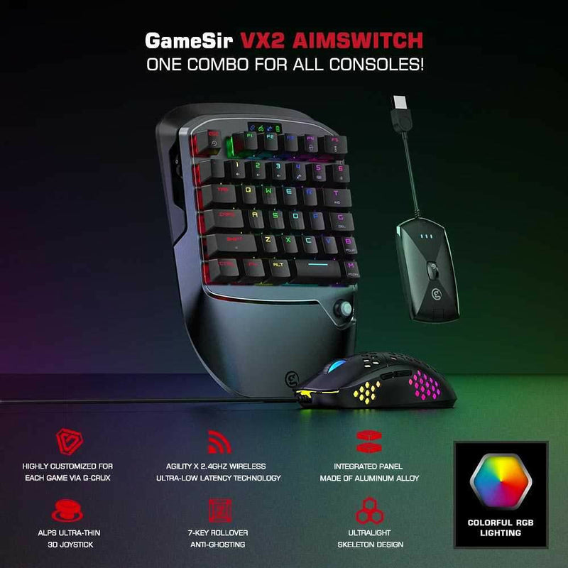 GameSir VX2 AimSwitch Gaming Keypad Combo - smartzonekw