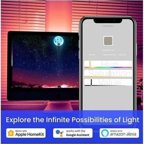 LifeSmart Cololight Strip Smart LED 2m*30LED/m Lightstrip - Works with Apple HomeKit Alexa - smartzonekw