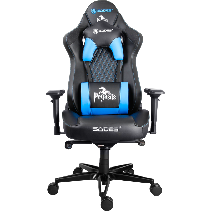Sades Pegasus Gaming Chair - Blue - smartzonekw