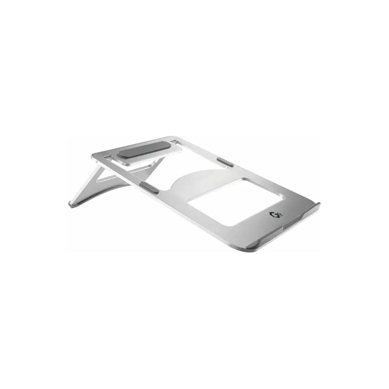 Kuwait Gadgeton Ultra Slim Aluminum Laptop Riser/Stand 11"-15" - Silver-smartzonekw