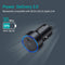 CHOETECH 36W 2-Port PD18W All Metal Fast Car Charger for iPhone 12/12 Pro Max/12 Mini (C0054-BK) - Smartzonekw