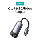 CHOETECH USB C To Gigabit Ethernet Adapter 2.5G Type C To RJ45 LAN Network Adapter Connector-smartzonekw