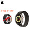 Apple Watch Ultra GPS + Cellular, 49mm Titanium Case with Black/Gray Trail Loop with Free Strap - Smartzonekw