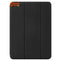 DEVIA Leatherette Case with Hollow for Stylus iPad 7 & iPad 8, 10.2 inch - Black - smartzonekw