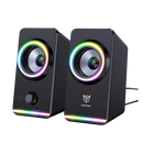 ONIKUMA X6 Gaming Speaker 2.0 Channel RGB Light Computer Speaker Stereo Bass Touch Control Gaming Wired USB/3.5mm Speaker-smartzonekw