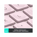 Logitech MX Keys Mini Bluetooth Illuminated Keyboard, English - Rose Pink - Smartzonekw