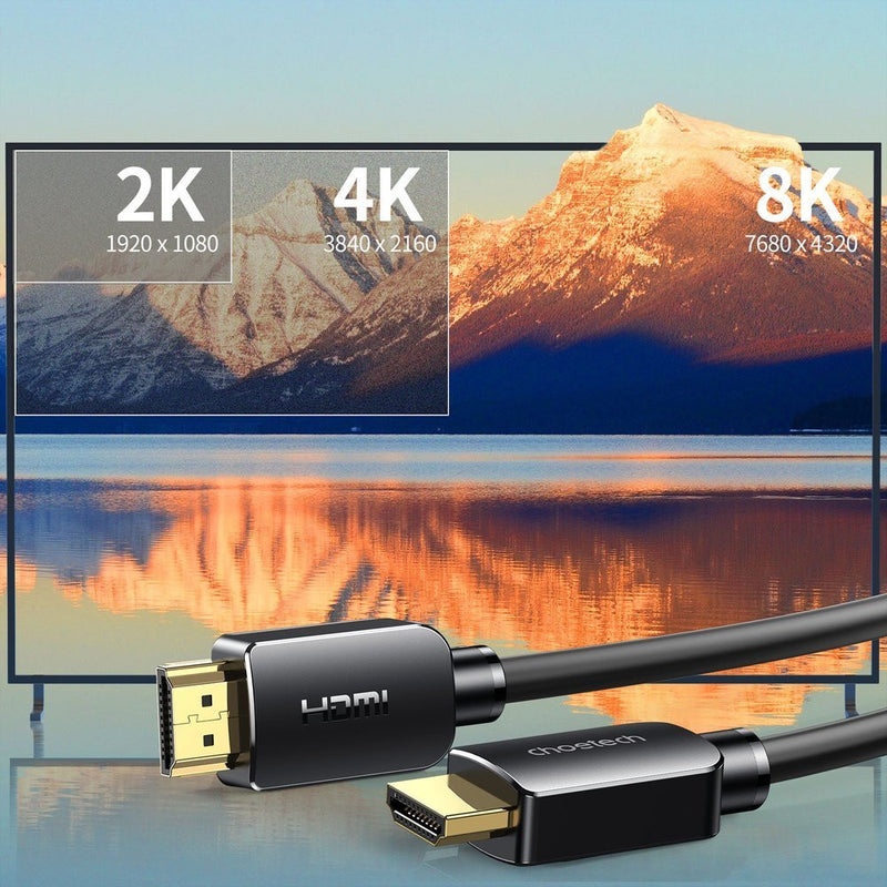 CHOETECH 8K@60Hz HDMI to HDMI 2M PVC Cable (  XHH03)-smartzonekw