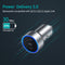 CHOETECH 40W 2-Port PD20W All Metal Fast Car Charger for iPhone 12/12 Pro Max/12 Mini (C0054)-smartzonekw