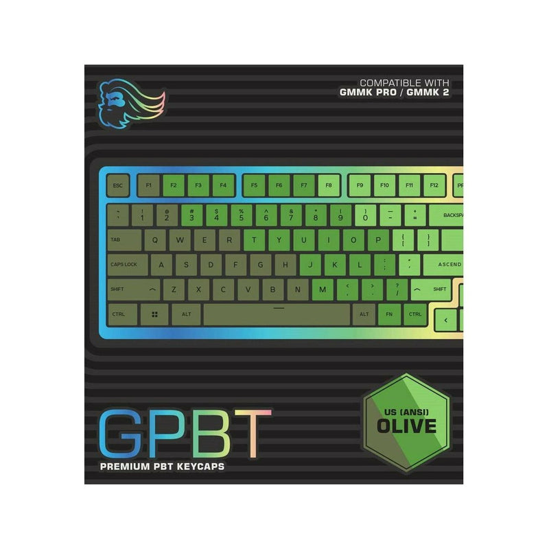 Glorious PBT Olive Key Caps-smartzonekw