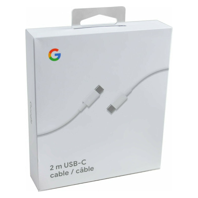 Google USB-C to USB-C Cable 2M - White - Smartzonekw