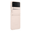 Samsung Galaxy Z Flip 4 Flap Leather Cover - Peach-smartzonekw