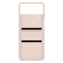 Samsung Galaxy Z Flip 4 Flap Leather Cover - Peach-smartzonekw