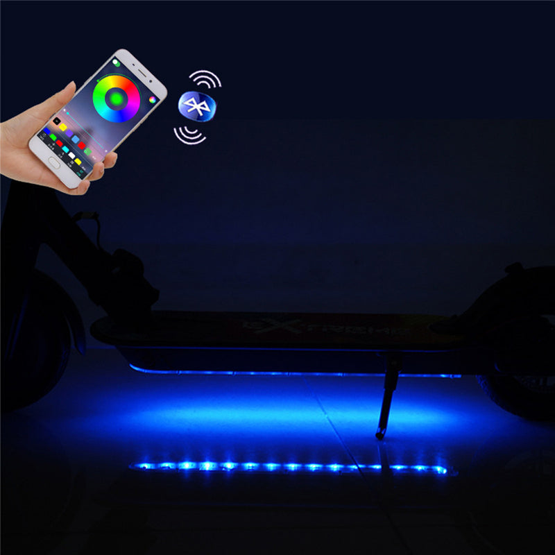 Scooter LED Strip Light for Scooters with Bluetooth Application - Colourful (M62) - smartzonekw