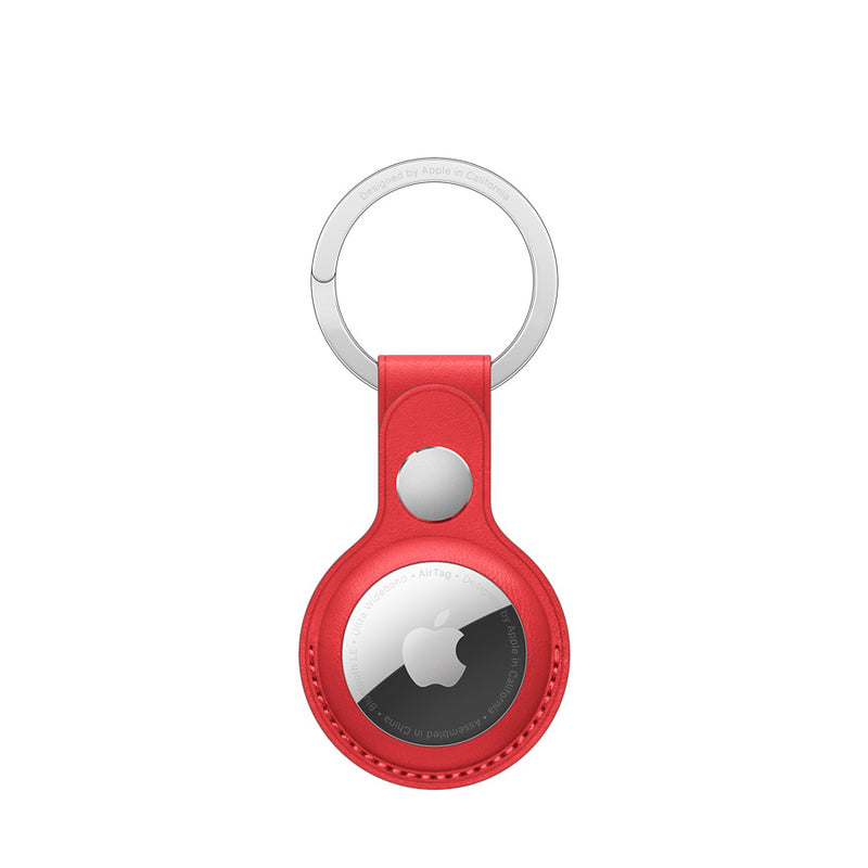 AirTag Leather Key Ring - (PRODUCT)RED - smartzonekw