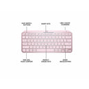 Logitech MX Keys Mini Bluetooth Illuminated Keyboard, English - Rose Pink - Smartzonekw