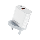Rock Space T43 Dual Port A+C PD 20W Travel Charger-smartzonekw