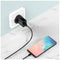 CHOETECH Choetech 18W USB-A Charge + AC Cable - Black (Q5003-UK) - Smartzonekw