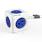 Allocacoc PowerCube Extended UK 5x Plug 1.5m - Blue-smartzonekw