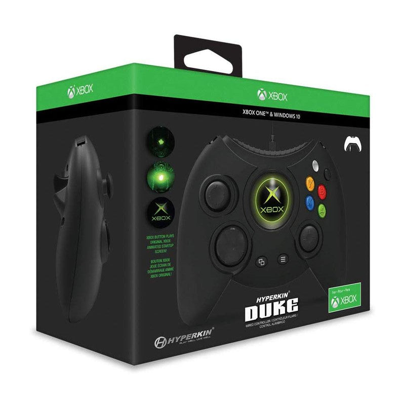 Hyperkin Duke Wired Controller for Xbox One/Windows 10 PC -Black - Smartzonekw