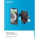Momax Q.Mount Smart 5 15W Rotatable IR Wireless Charging Car Mount-smartzonekw