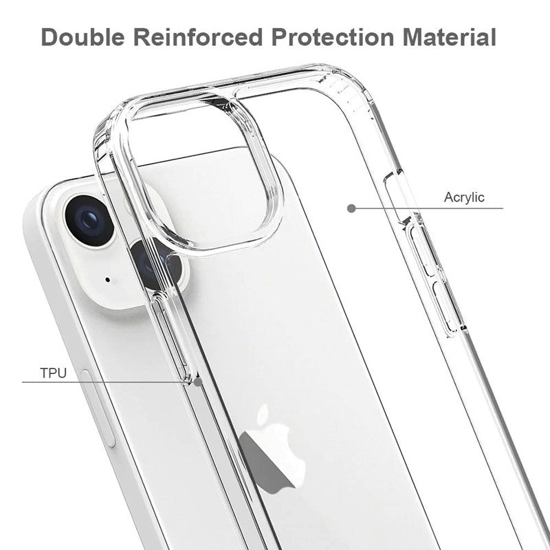 Armor-X Ahn Shockproof Case For iPhone 14, (6.1) - Clear-smartzonekw