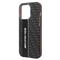 AMG Transparent Double Layer Case with Carbon Pattern II Anti-Explosion for iPhone Pro - Black-smartzonekw