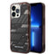 AMG Transparent Double Layer Case Expressive Graphic Design for iPhone 14 Pro Max - Black-smartzonekw