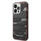 AMG Transparent Double Layer Case Expressive Graphic Design for iPhone 14 Pro Max - Black-smartzonekw
